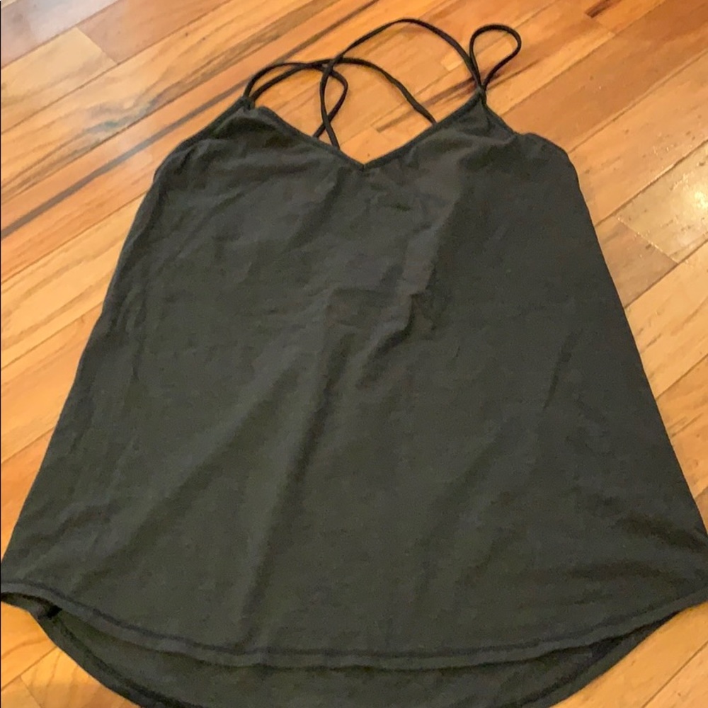 Cotton strappy back tank